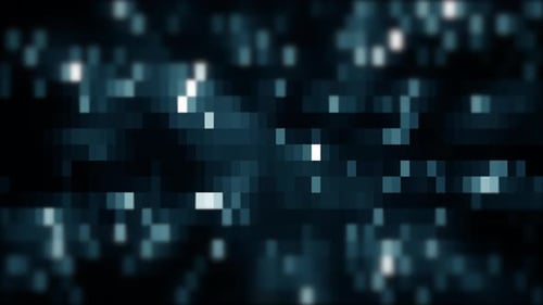 Abstract Digital Pixel Glitch Animated Background