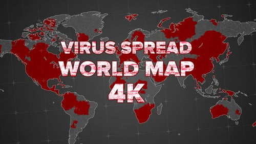 Animated World Map Filling Global Coverage Reveal