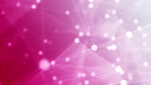 4K Network technology and plexus background(loopable)