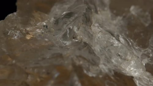 Close Up of a Raw Quartz Crystal