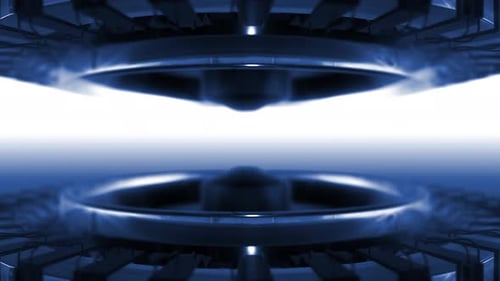 3D-Plattform rotiert