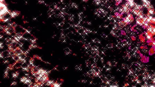 Linienwellenbewegung, Farbe Rot, auf schwarzem Hintergrund