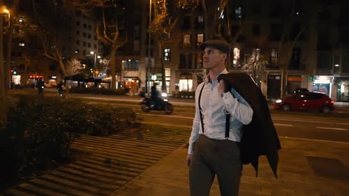 Homem à moda antiga da Inglaterra dos anos 1920