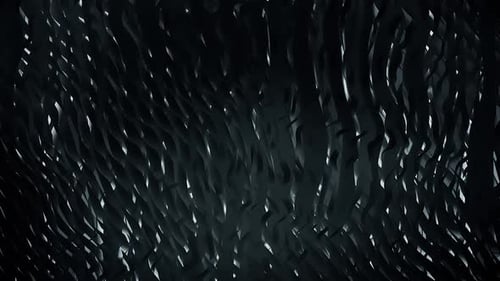 Abstract Dark Fluid Wavy Ribbons Animated Background