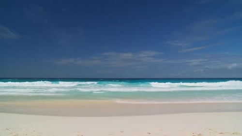 Active Senior Couple on the Beach