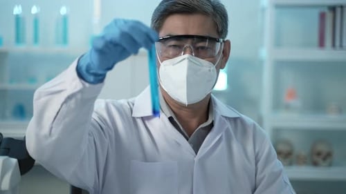 Doctors are researching a vaccine against the spread of COVID-19. In chemistry laboratory