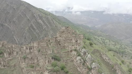 Abandoned in the Mountains the Village of Gamsutl