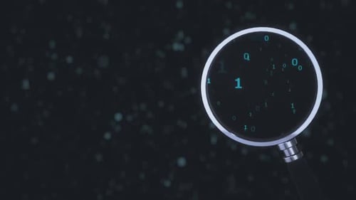 Digital Search With Magnify Over Internet