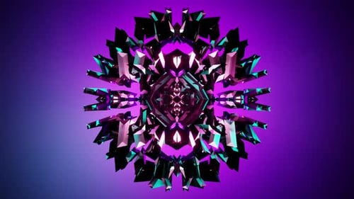 Vj Loop Purple Neon HD