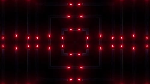 4K rote Neonlichter Vj Loop Pack