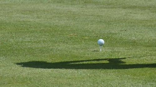 Drive Shot With A Golf Club 2