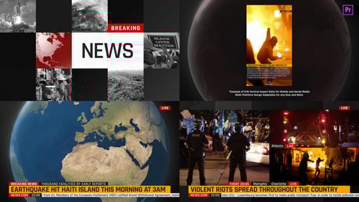 Professional News Broadcast Graphics Toolkit with Multi-Platform ...