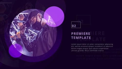 Stylish Circle Presentation // Premiere Pro