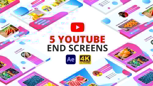 YouTube End Screens | After Effects
