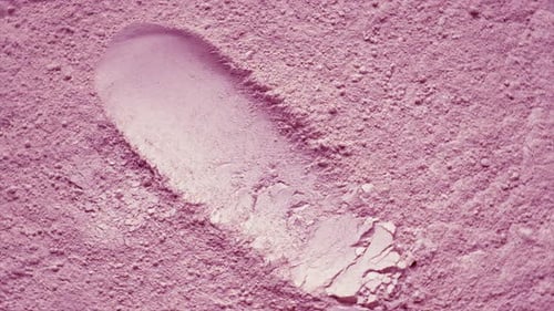Pink Powder Texture Abstract Close Up