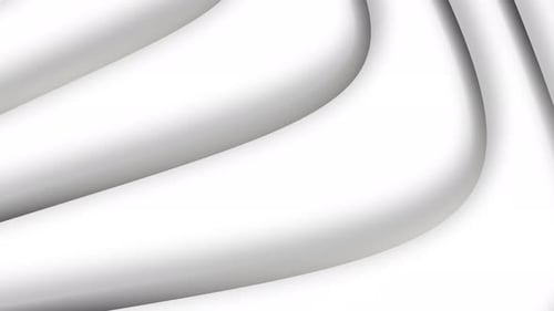 Modern Seamless White Wavy Abstract Background Loop