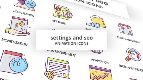 Settings & Seo - Animation Icons