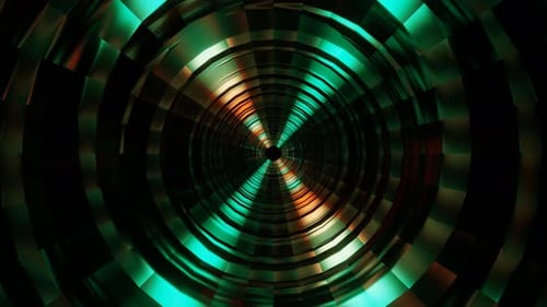 Animation abstraite élégante. Insane Trippy Psychédélique VJ Loop