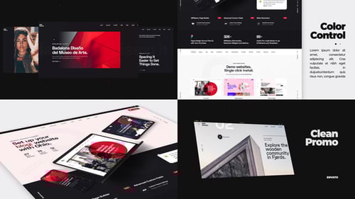 Minimalistic Website Promo