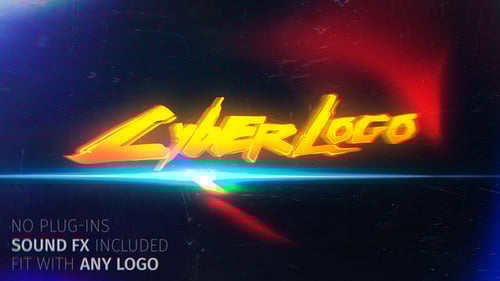 Cinematic Glitch Logo