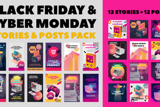 Black Friday and Cyber Monday Stories Pack