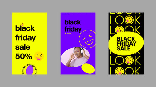 Dynamic Social Media Black Friday Sale Promotion