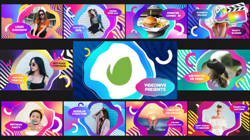 Liquid Colorful Slideshow | FCPX