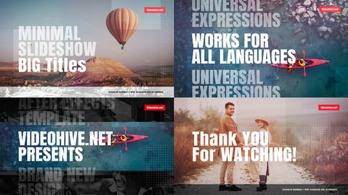 Modern Slideshow with Dynamic Text Reveals