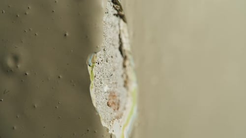 Old White Wall Paint with Crack Texture Vintage Background