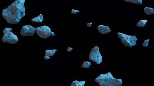 Space Asteroid Field