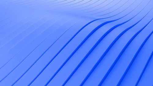 Abstract Fluid Waving Blue Lines Seamless Loop Background