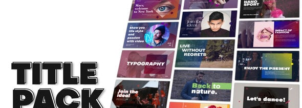 Typography Title Pack