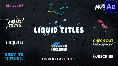 Liquid Titles | After Effects