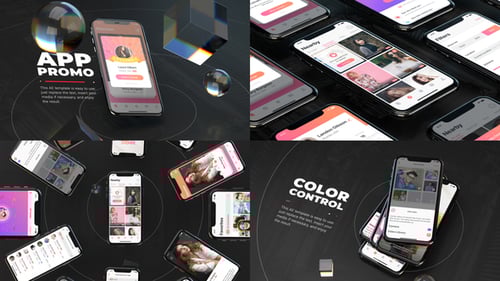 Modern Smartphone App User Interface Promo