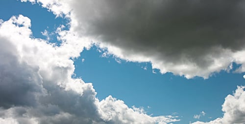 White Clouds On Blue Sky