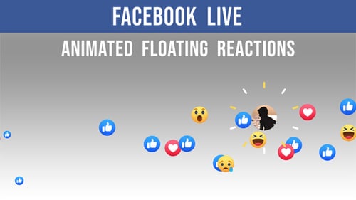 Facebook Live Animated Floating Reactions