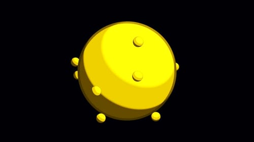 Seamless Loop Motion of Electrons Around the Spherical Bright Nucleus of an Atom