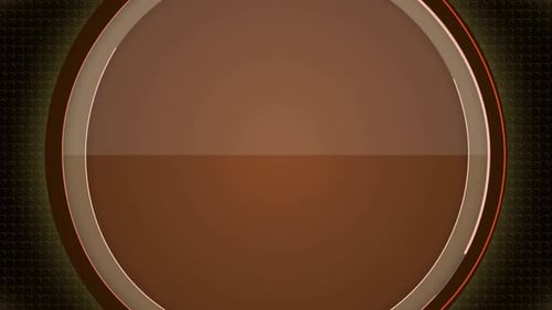 Modern Geometric Glowing Ring Frame