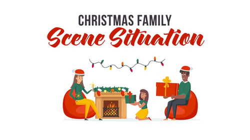 Weihnachtsfamilie - Explainer Elements