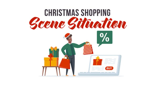 Christmas shopping - Explainer Elements