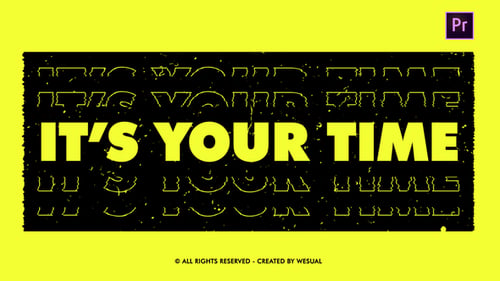 Glitch Typography | MOGRT