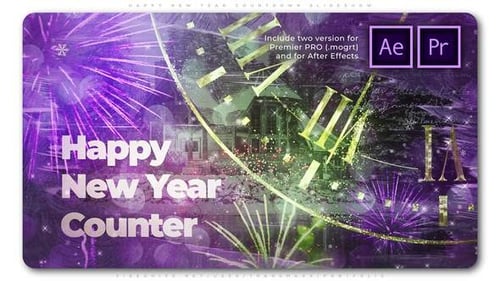 Magical Countdown New Year Slideshow