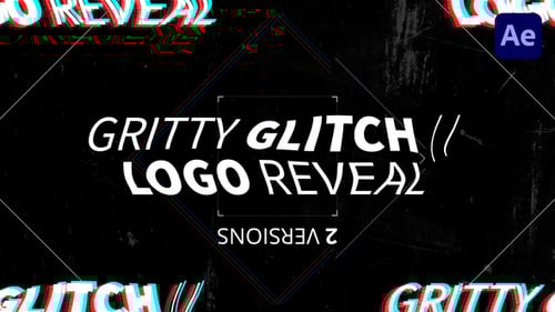 Gritty Glitch // Logo Reveal