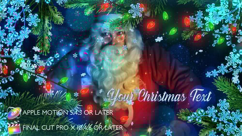 Winter Christmas Promo - Apple Motion