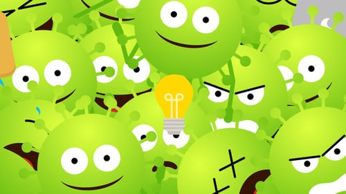 Virus Character Animations