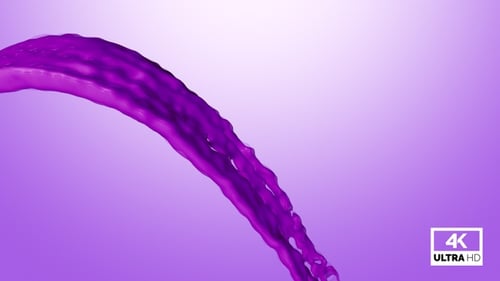 Fountain Purple Paint Splash V2