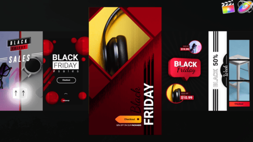 Animated Black Friday Sales Template for Instagram Stories
