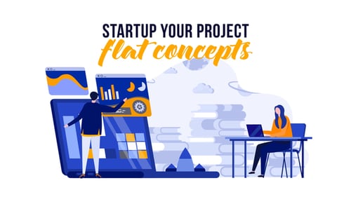 Business training - Flat Concept, Elements ft. business & analysis - Envato