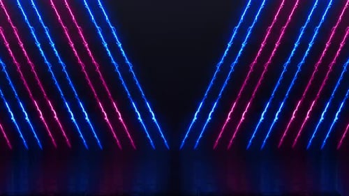 Abstrakte Neonlinien Hintergrund