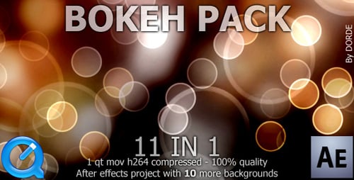 Seamless Looping Abstract Bokeh Lights Background Animation